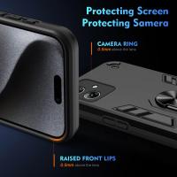 Soporte Magnético Para Teléfono Funda Protectora Para Motorola G54 G84 G14 G73 G13 G23 G72 G53 G31 G41 G32 G62 G42 G52 G82 G22 G30 G20 G10 Negro Azul Verde Compatible Con Varias Modelos - details 1