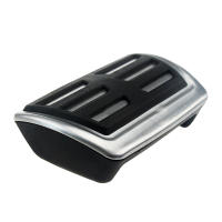 Placa De Estilo Para Pedal De Freno Y Acelerador Para Volkswagen VW TOUAREG 2019 2020 Adhesivo Antideslizante De Acero Inoxidable - details 1