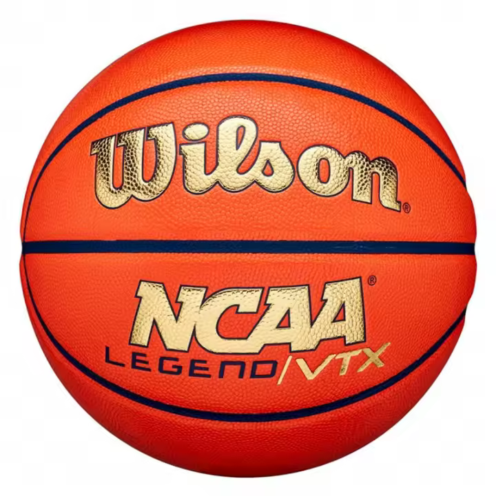 Wilson - Balón Baloncesto Wilson Ncaa Legend Vtx Bskt Orange/gold Talla 7 - 1