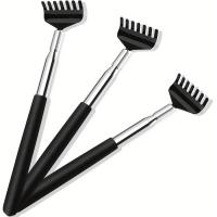 Masajeador De Espalda Ajustable De Acero Telescopio Anti Picazón Cepillo De Masaje Para Ancianos Masajeador De Espalda Para Aliviar El Rascado - details 0