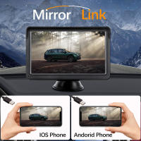 Reproductor Multimedia Para Coche Con CarPlay Y Android Auto Pantalla Táctil De 7 Pulgadas USB AUX Para Cámara Trasera In-Dash - details 1