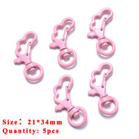 iYOE Llavero De Langosta Rosa Con Correa De Cuerda Y Anillo De Salto Para Conectores De Llaveros De Joyería Hechos De Metal - details 12