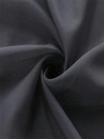 Cortina Transparente Impermeable Para Exteriores 1Pc/2Pcs Color Negro Blanco Gris Hecha De Poliéster 100% Translúcida - details 16