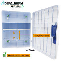 Botiquín de Primeros Auxilios Homologado DEPALMERA | Armario Metálico con Llave para Pared | Uso Laboral, Oficina, Hogar | 40x30x16 cm - details 3