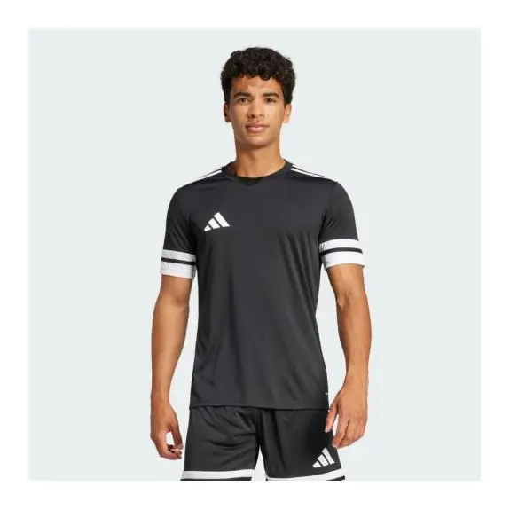 Camiseta Manga Corta Entrenamiento Men Adidas Squa25 V25 Negro Adccmv2532Ad - 1