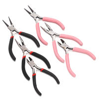 Set De 5 Herramientas Para Joyería DIY Con Aguja Y Punta Redonda Tijeras Y Pinzas Para Reparación De Joyería Herramientas Metálicas De Acero Inoxidable - details 6