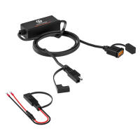 Cargador De Teléfono Móvil Para Motocicleta SAE Con USB Doble/Sencillo QC3.0 Carga Rápida Dispositivo De Seguridad Electrónica Para Motocicleta - details 2