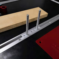 Barra De Miter Deslizadora Para Torno De Mesa Herramienta De Carpintería Aluminio Aleación Ranura T Fija Con Tornillos M6/M8T - details 1