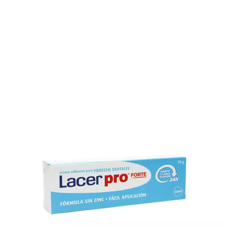 Lacer pro forte crema fijadora 24 horas 70 gr - 1