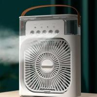 Ventilador 3 en 1, aire acondicionado, Enfriador de aire pequeño para el hogar, luz LED nocturna, humidificador portátil, ventilador de ajuste de aire, ventilador para oficina y hogar - details 10