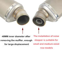 Escape De Moto Universal 51mm Yoshimura Muffler Con DB Killer Para Yamaha PCX125 FZ1N Z900 CBR500R R6 R25 R3 R1 Sistema De Escape Para Motocicleta - details 1