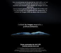Xiaomi TV S Mini 75 2025, LED QD-Mini, 1200 nits de brillo máximo, Dolby Vision® IQ, Dolby Atmos® - details 2