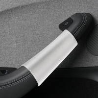 Cubiertas De Manija De Puerta Interior Para Tesla Model 3 Highland 2024 4PCS Cuero Napa Accesorios Para Manos De Puerta - details 7