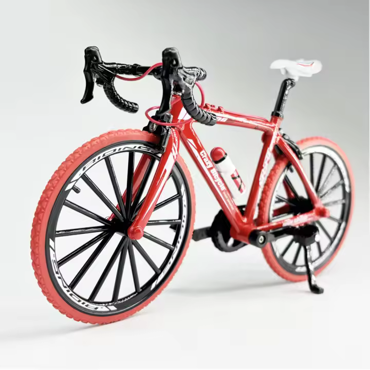 Mini Bicicleta De Aleación 1:10 Modelo Fundido a Presión Bicicleta De Montaña En Miniatura De Metal Juguete De Carreras Para Coleccionistas - 1