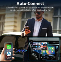 Adaptador De Auto Android Carplay Wireless 2en1 Smart Dongle Ai Box Para MG GT MG5 RX5 GS ZP Hector MG Ei5 ZS EV Gloster Marvel R Soporte Original Con Cable - details 8