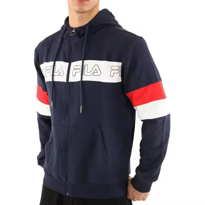 Sudadera  Fila Paltow Zip K14 Negro Blanco Rojo 682861-K14 - 1