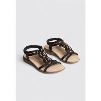 Amarpies AKO28553 Sandalias Planas Mujer Negro - details 0