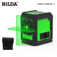Nivel De Láser HILDA 2 Líneas Con Haz Verde Auto-nivelado Magnético Horizontal Y Vertical Línea Cruzada Tamaño 8*8*7CM Precisión +/-5mm/10m - details 10