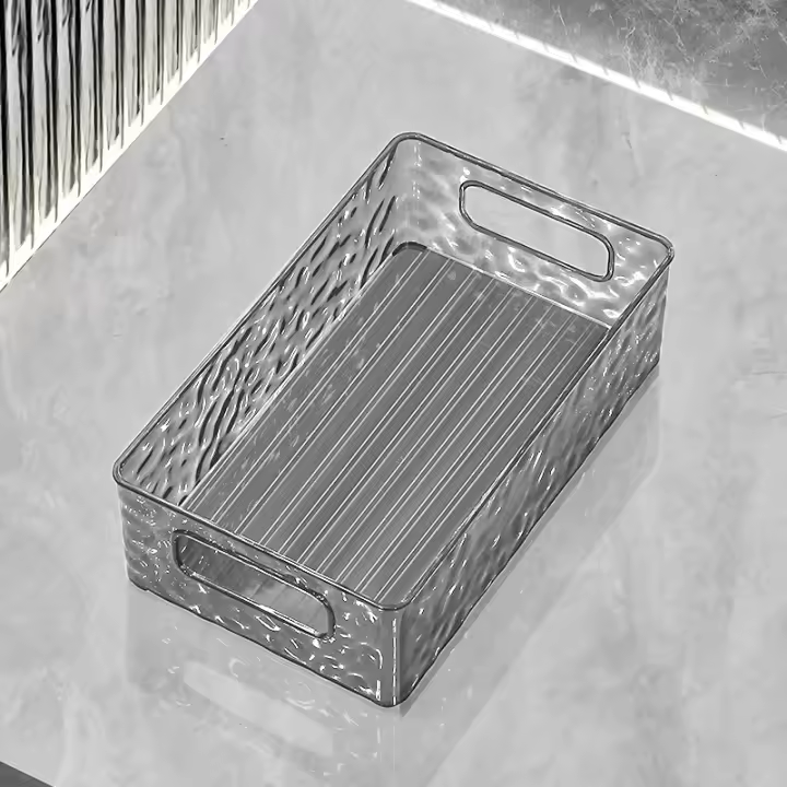 Caja De Almacenamiento De Cosméticos Transparente Organizador De Maquillaje De Lujo Para Baño Caja De Belleza Skincear - 1