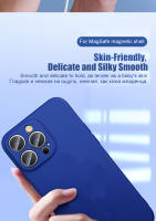 Funda Magnética Original Para iPhone 15 14 11 12 13 pro Max Mini plus XR XS Silicona Líquida Con Carga Inalámbrica Compatible Con Apple - details 9