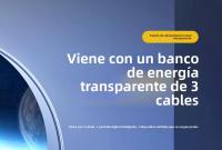 Power Bank Transparent Cyberpunk 10000mAh - Carga rápida con 2 Cables Integrados , 2 Puertos USB, Pantalla Digital y Luz LED Nocturna - Compatible con iPhone, Android, Samsung - details 0