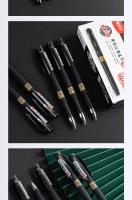 M&G Bolígrafo De Gel 0.5 Mm Negro Con Recarga Reemplazable Y Agarre De Goma Suave Cuerpo De Acabado De Sellado Flexible Para Estudiantes Y Profesionales Del Negocio - details 15