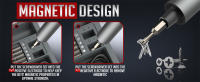 Juego De Destornilladores Eléctricos De Precisión 75 En 1 Con 71 Piezas Magnéticas Phillips Torx Y 3 Luces LED Herramienta De Reparación Multifuncional - details 6