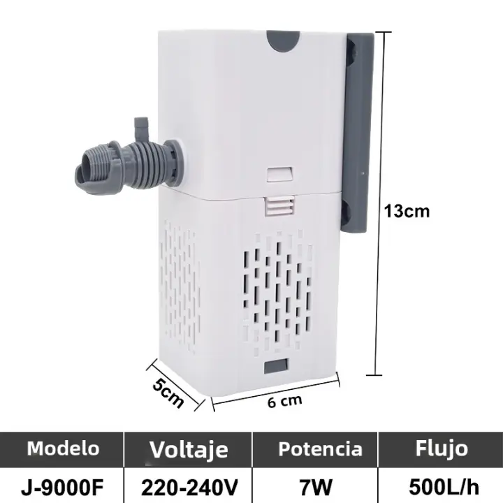 Bomba De Oxygenación Silenciosa Para Acuario Interior Submersible Aerator De Agua Con Generador De Ondas 220V Para Tanque De Peces - 1