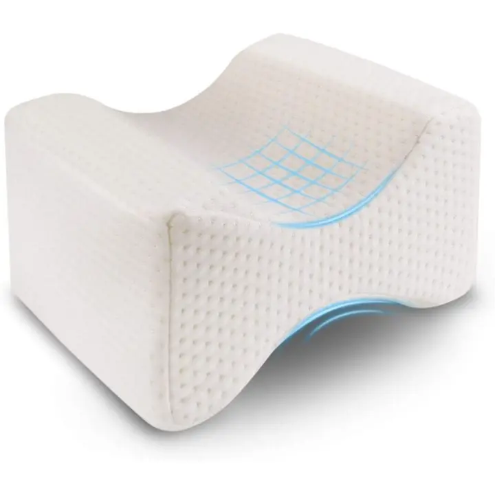 Almohada ortopédica de espuma viscoelástica para rodillas adecuada para aliviar el dolor de cadera, espalda y rodillas. - 1