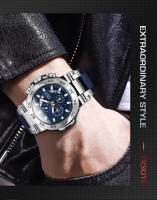 Reloj De Pulsera LIGE Para Hombre Resistente Al Agua Deportivo Militar De Cuarzo Con Fecha Y Manos Luminosas Estilizado Casual - details 5