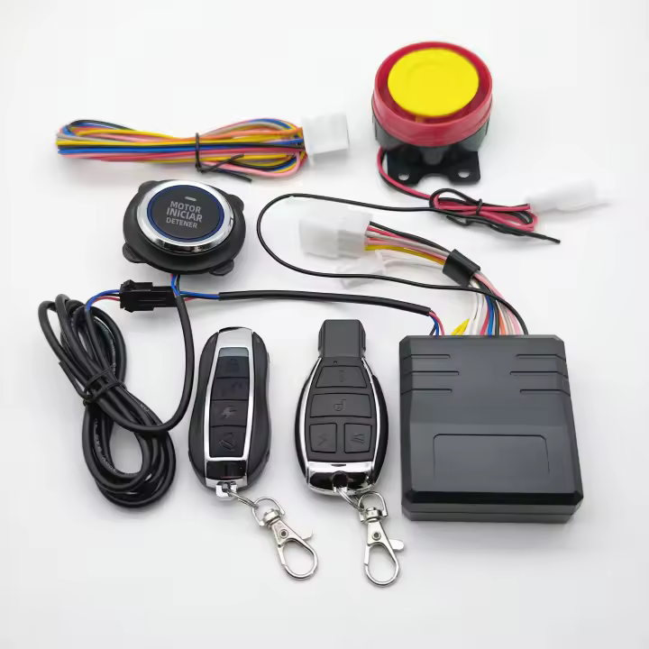 Dispositivo Antirrobo Para Motocicleta Con Bluetooth Controlado Por App Desbloqueo Automático Con Un Click Luz Alarmante Silencioso - 1