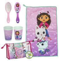 Neceser de Viaje Gabbys DollHouse, Neceser Escolar Gabbys DollHouse, Accesorios Gabbys DollHouse, Set de Aseo Gabbys DollHouse, Infantil, Niños, Niñas, Licencia 100% Oficial, 23 x 15 x 8 cm, Cerdá - Kiglam - details 0