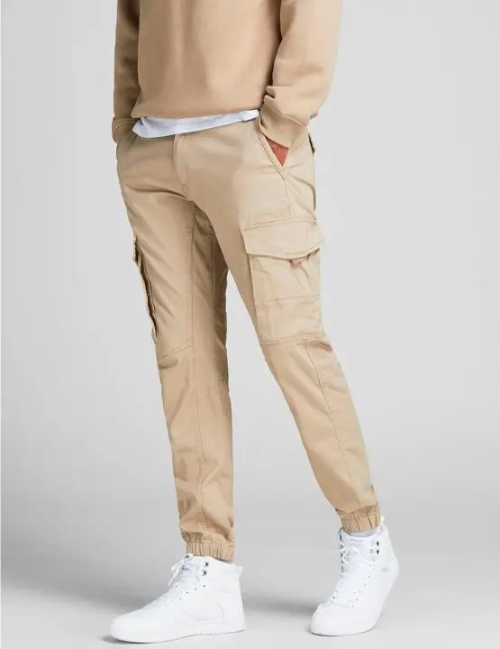 Pantalón Jack-Jones 'Paul Flake 542 Cargo Beige - 1