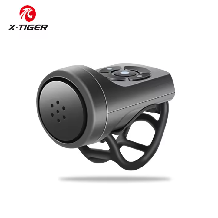Bocina De Bicicleta X-TIGER Recargable Por USB Con 4 Modos Antirrobo De Alta Potencia Para Motocicletas Mountain Road Cycling - 1