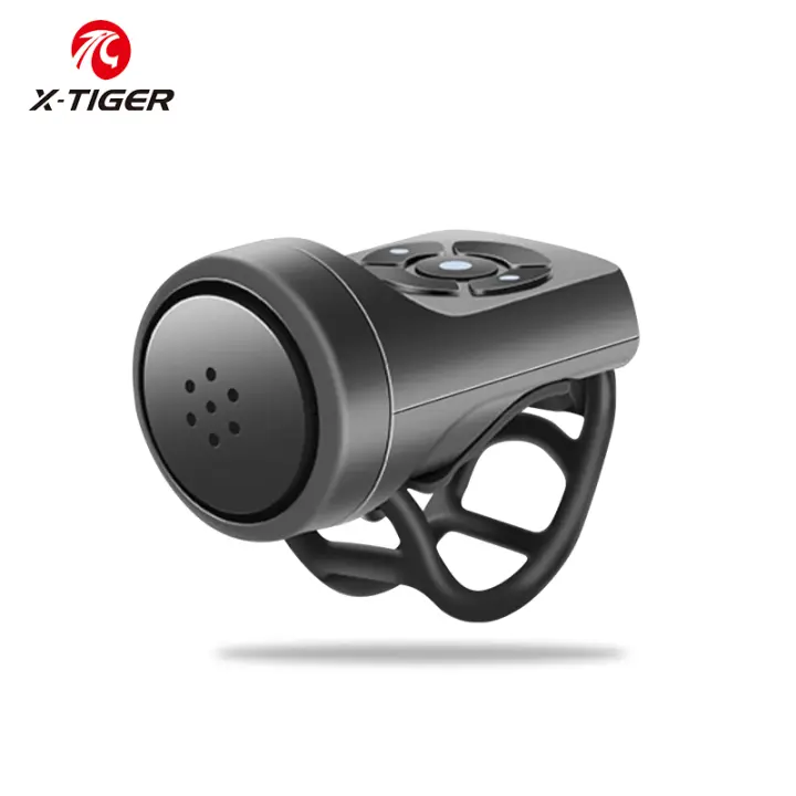 Bocina De Bicicleta X-TIGER Recargable Por USB Con 4 Modos Antirrobo De Alta Potencia Para Motocicletas Mountain Road Cycling - 1