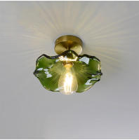 Lámpara Colgante De Vidrio Verde Vintage LED Para Decoración De Hogar Estilo Industrial Loft Luz Colgante Para Dormitorio Y Sala De Estar - details 4