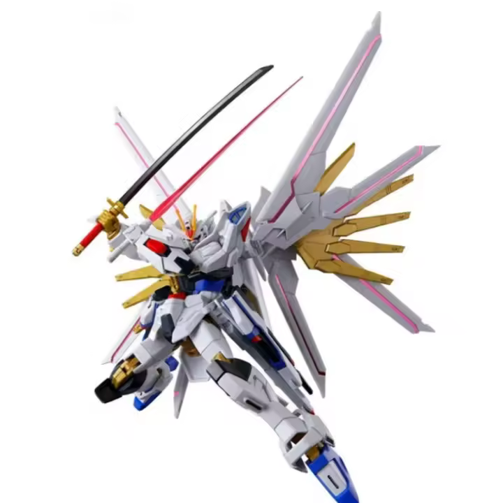 Modelo De Batalla Gaogao HG 1/144 MIGHTY STRIKE FREEDOM Kit De Acción De Anime Juguetes De Montaje Para Niños Y Adolescentes - 1