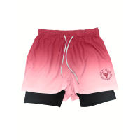Shorts De Verano Para Hombre 2-en-1 Deportivos Casual Rápidos Al Secar Transpirables Compresión Pantalones De Entrenamiento Correr - details 1