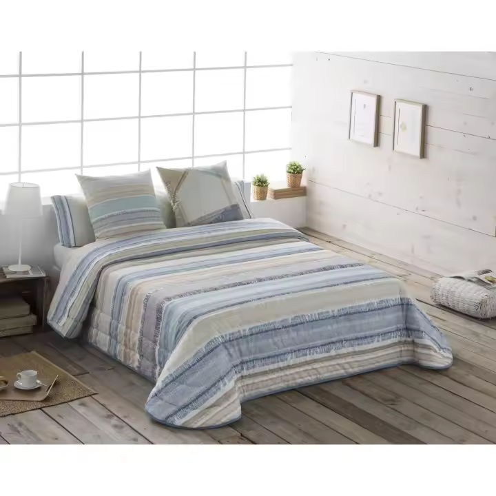 JVR - Colcha Bouti modelo DUNA  - Tejido 100% Algodón - Estampado digital - Cama 80/90/105/135/150 - Fabricado en España - 1