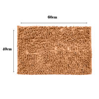 AYA MARKT Alfombra de baño, Alfombra de Microfibra de Chenille, Suave y Cómoda, Agua súper Absorbente, Antideslizante, Gruesa para el Cuarto de baño, 50x80cm - details 4