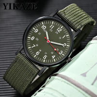 Reloj Militar Para Hombre YIKAZE Con Correa De Lona Resistente Al Choque Y Luz Súper Reloj Deportivo De Cuarzo Para Exteriores - details 6
