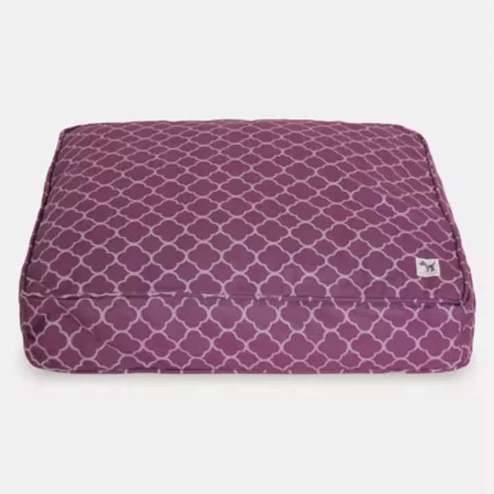 Funda de Cama Rellenable y Sostenible para Perros y Gatos Molly Mutt - Modelo Royals (morado elegante) - Edredón en lona 100% algodón transpirable y certificado - Lavable a máquina - Diversos Tamaños - 1