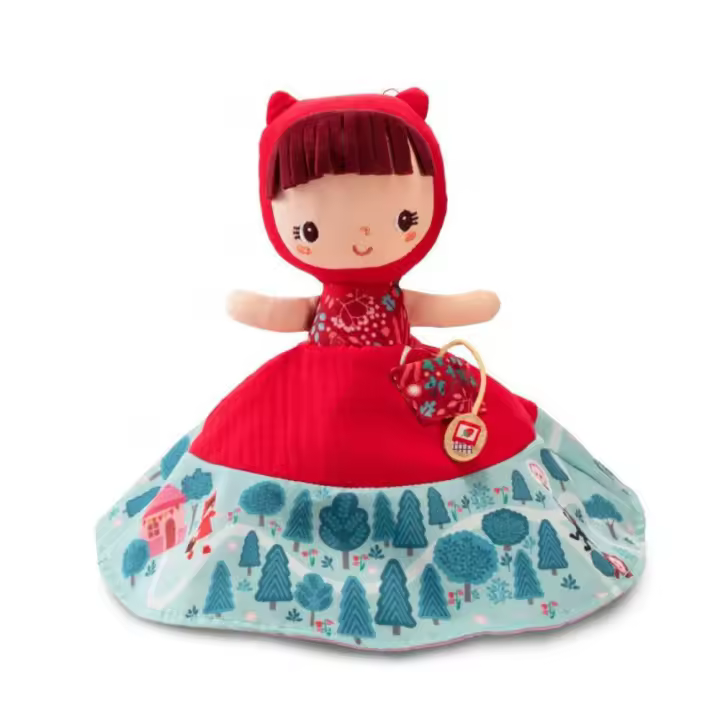 Caperucita roja - Marioneta reversible para mejorar el lenguaje oral Lilliputiens - 1