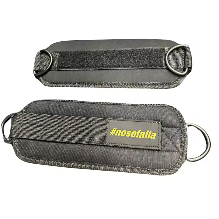 #nosefalla Tobilera para Polea de Neopreno Premium  Doble Anillo D, para Gimnasio y Entrenamiento, Correa de Muñeca y Tobillo para Máquinas de Cable, Fitness Deportivo de Brazos y Piernas - 1