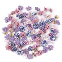 48Pcs Cabezas De Flores Artificiales Mixtas Para Decoración De Hogar Jardín Boda Y Manualidades Regalo Accesorio De Flores Falsas De Seda - details 8