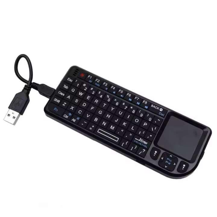 Teclado Inalámbrico 2.4G RF Con Touchpad Ratón 3 En 1 Portátil Para PC Notebook Smart TV Box Klawiatura Handheld with Touchpad Mouse for PC Notebook Smart TV Box - 1