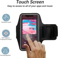 Brazalete móvil deportivo ajustable, brazalete de teléfono impermeable para correr, fitness, entrenamientos, gimnasia y deportes al aire libre, hasta 6,5" - details 4