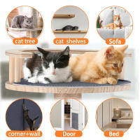 Tablero De Afilado Para Gatos Autoadhesivo Protección De Sofá Antisalpicaduras Juguete Para Gatos Material De Tela Ajustable - details 1