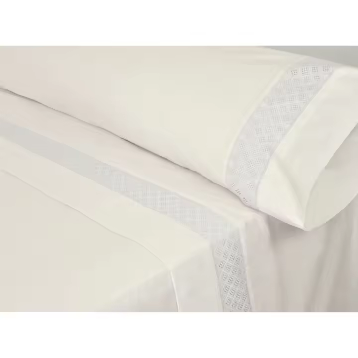 Pierre Cardin - Juego de Sábanas Pierre Cardin ELISA Beige Cama de 135 - 1