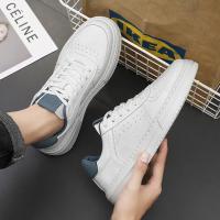 Zapatillas Casuales Para Hombre En Cuero Blanco Suela Ligera Transpirables Tenis Deportivos Para Adultos Zapatillas Hombre - details 11